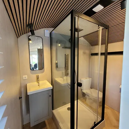Boholodges 2 Pers Met Prive Hottub בית נופש מירסן